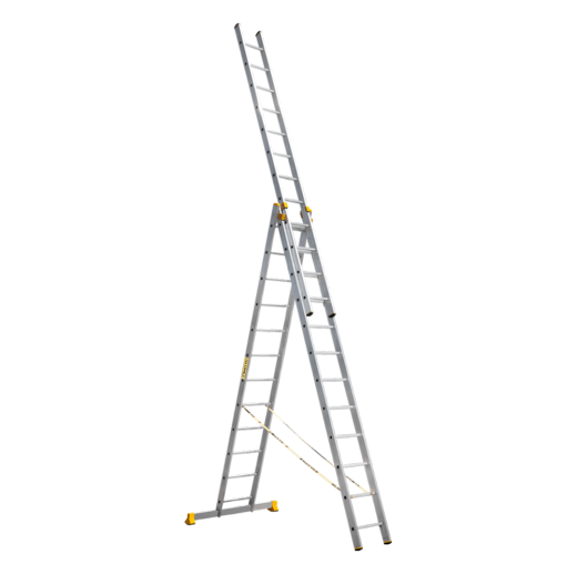 Лестница трехсекционная Алюмет 3х16 (12,80 м) Лестница трехсекционная Алюмет 3х16 (12,80 м)