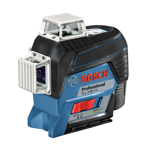Линейный лазерный нивелир BOSCH GLL 3-80 CG (осепостроитель, уровень)